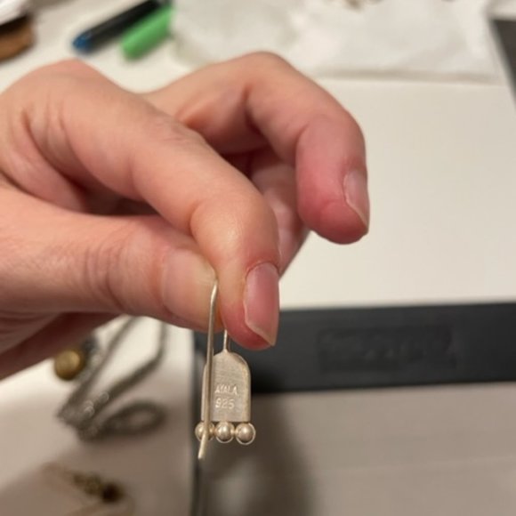 Petie 925 silver  dangle earings - Picture 5 of 6